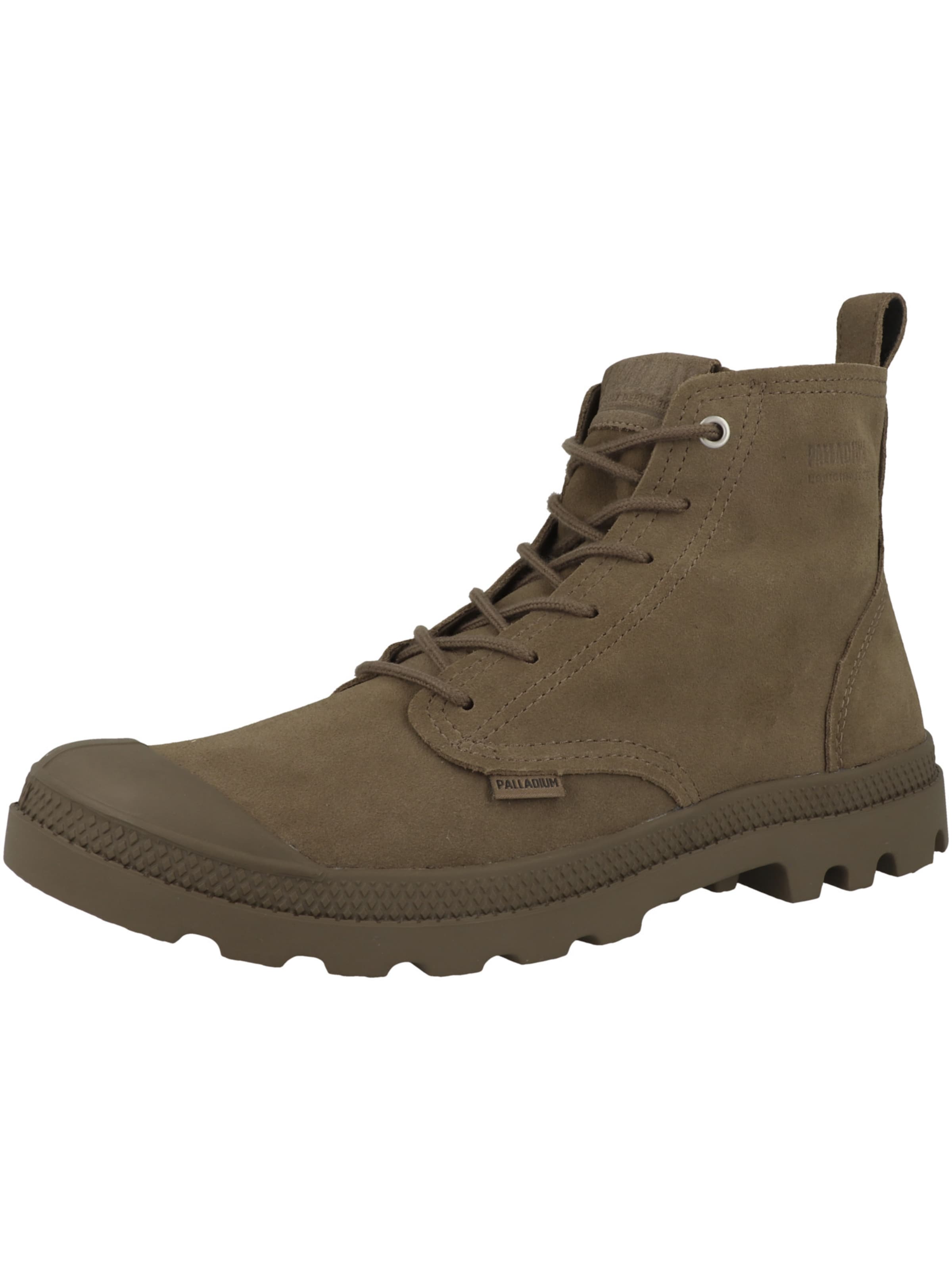 Bottines à lacets 'Pampa' Palladium en marron : devant