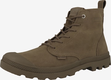 Palladium - Botas com atacadores 'Pampa' em castanho: frente