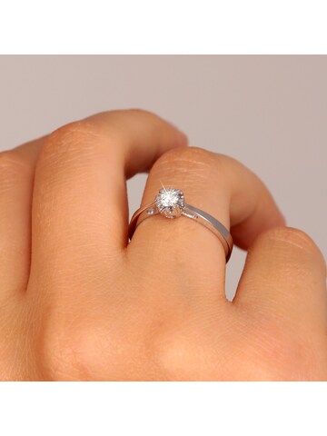 CHRIST Ring in Weiß: Vorderseite