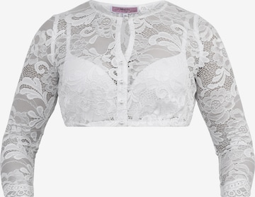 Bluză tradițională (Oktoberfest) 'Adelschlag' de la MARJO pe alb: față