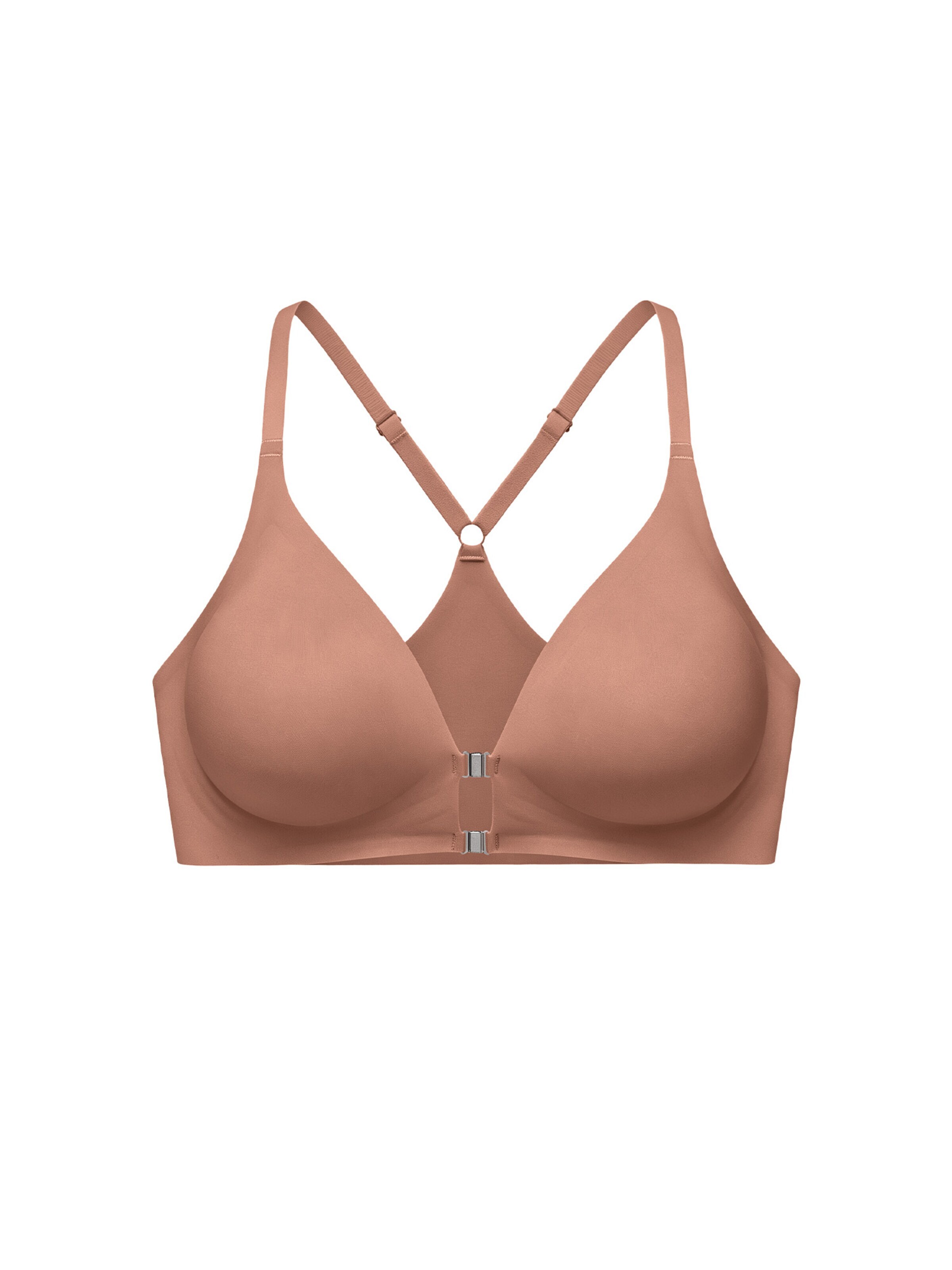 SHARICCA Push-up Bra in Brown: front
