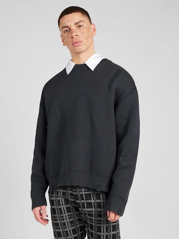WEEKDAY Sweater 'Daniel' in Grey: front