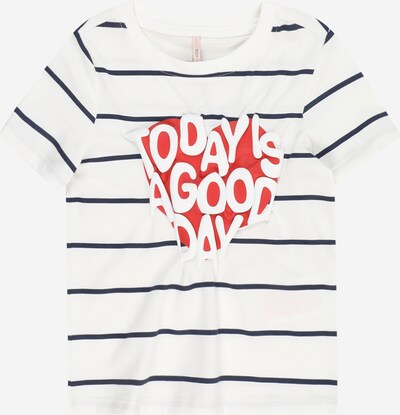 KIDS ONLY T-Shirt 'SENNA' in navy / rot / weiß, Produktansicht