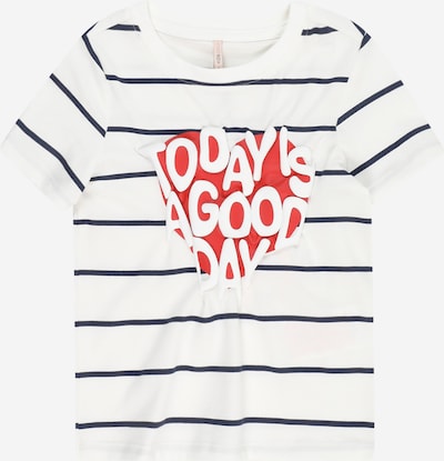 KIDS ONLY T-Shirt 'SENNA' en bleu marine / rouge / blanc, Vue avec produit