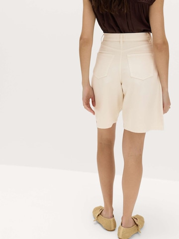 Marks & Spencer Wide Leg Shorts in Beige