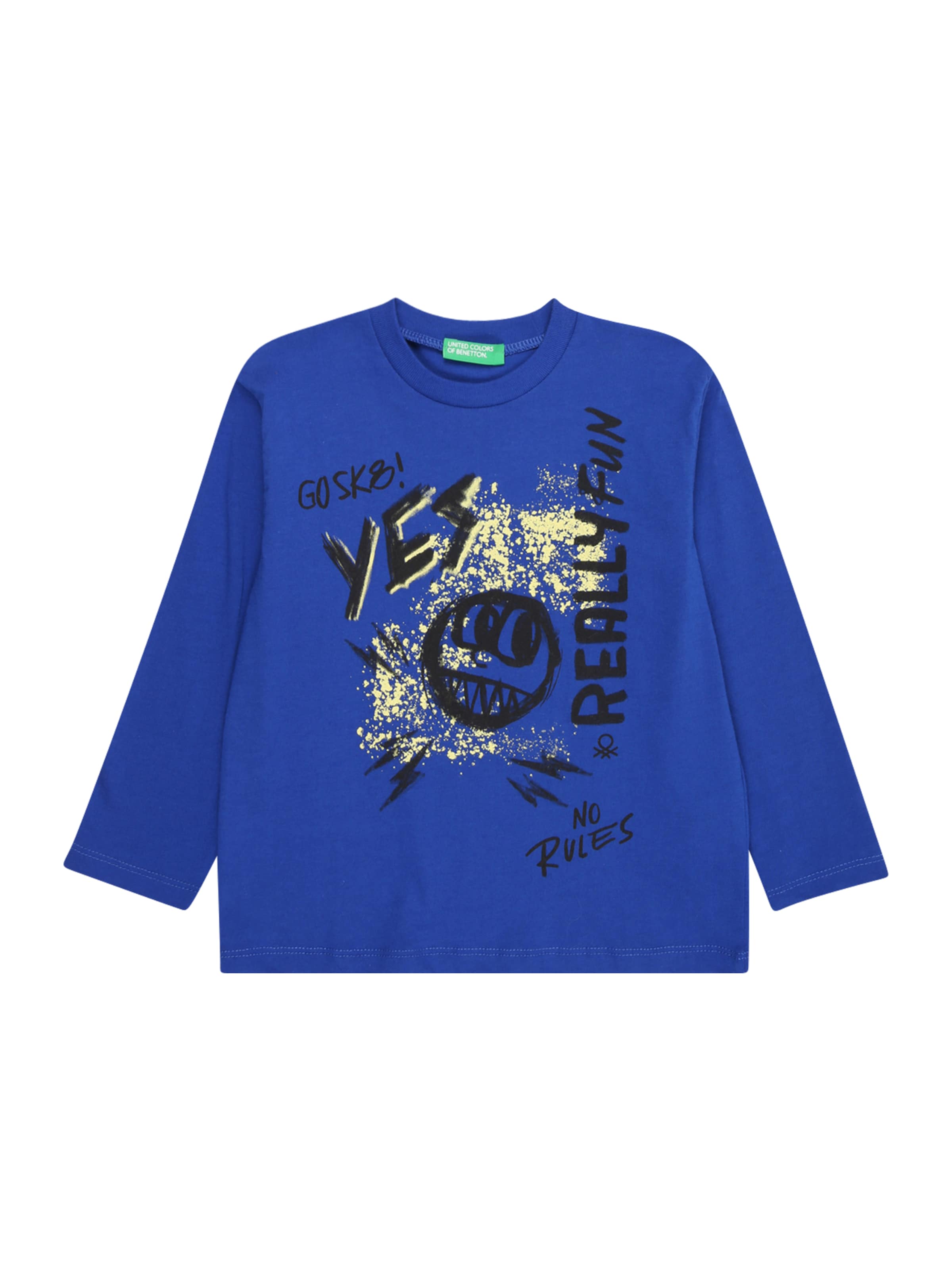 Maglietta di UNITED COLORS OF BENETTON in blu: frontale