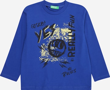 UNITED COLORS OF BENETTON Shirt in Blue: front