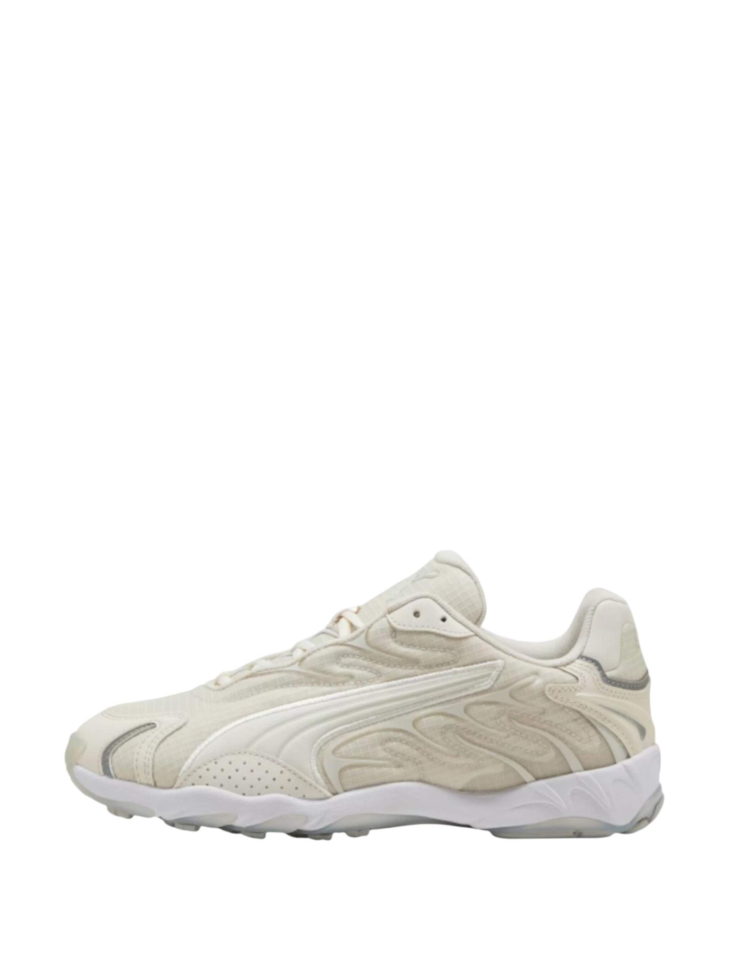 PUMA - Zapatillas deportivas bajas en blanco: frente