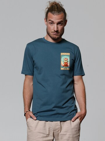 T-Shirt 'Tarot The Donut' Watapparel en bleu : devant