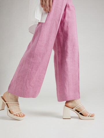 Weekend Max Mara Loose fit Pleated Pants in Purple