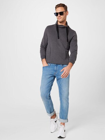 TOM TAILOR Sweatshirt in Grey