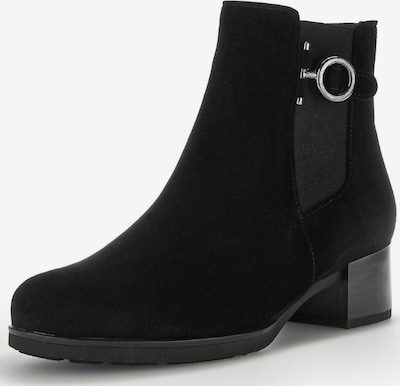 GABOR Bottines '35.501' en noir / argent, Vue avec produit