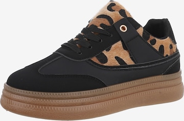 Ital-Design Sneaker in Schwarz: Vorderseite