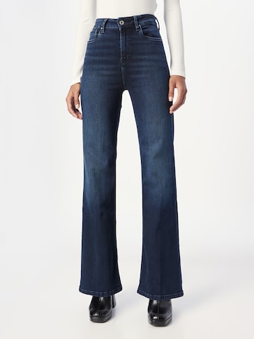 Pepe Jeans Flared Jeans 'WILLA' in Blauw: voorkant