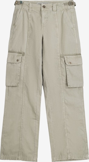 Bershka Pantalon cargo en beige, Vue avec produit