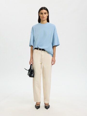 SELECTED T-Shirt in Blau