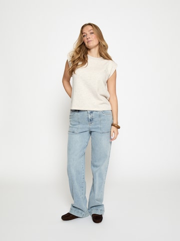 minus Sweatshirt 'Midea' in Beige