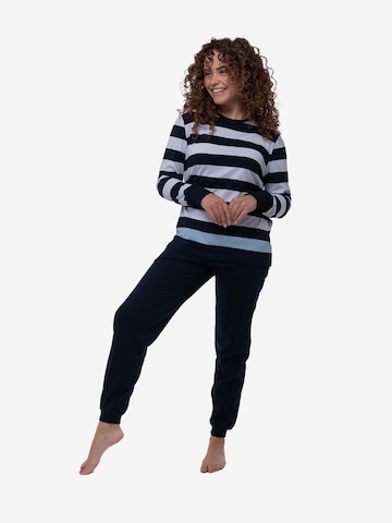 Ammann Pyjama 'Night & Home'‌‌‌‌‌‌ in Blau
