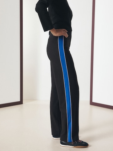 Next - Pierna ancha Pantalón en negro