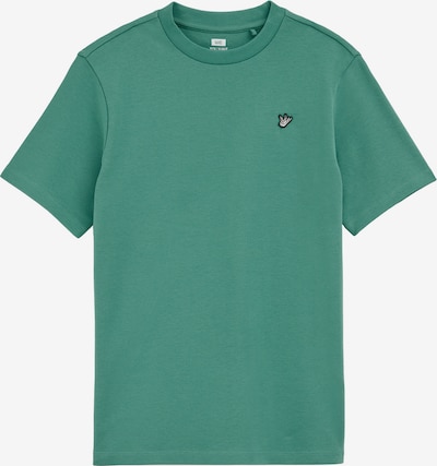 WE Fashion Majica u žad / crna / bijela, Pregled proizvoda