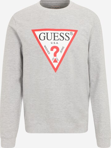 GUESS Sweatshirt 'AUDLEY' in Grey: front