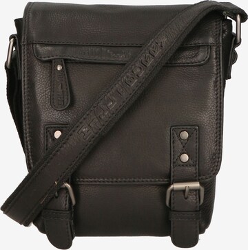 HILL BURRY Crossbody Bag in Black: front