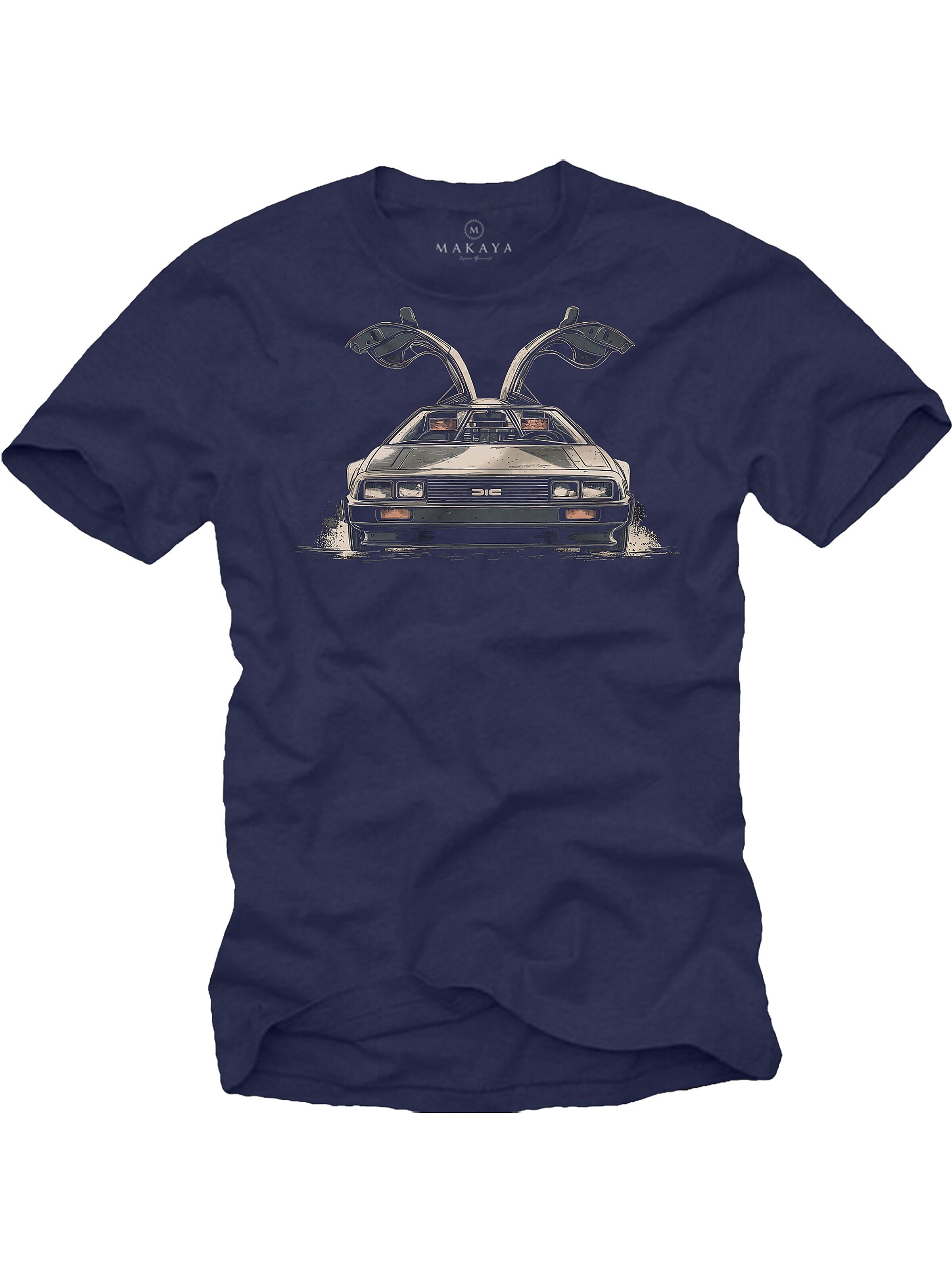 MAKAYA Shirt 'BTF Flügeltürer' in Blue: front