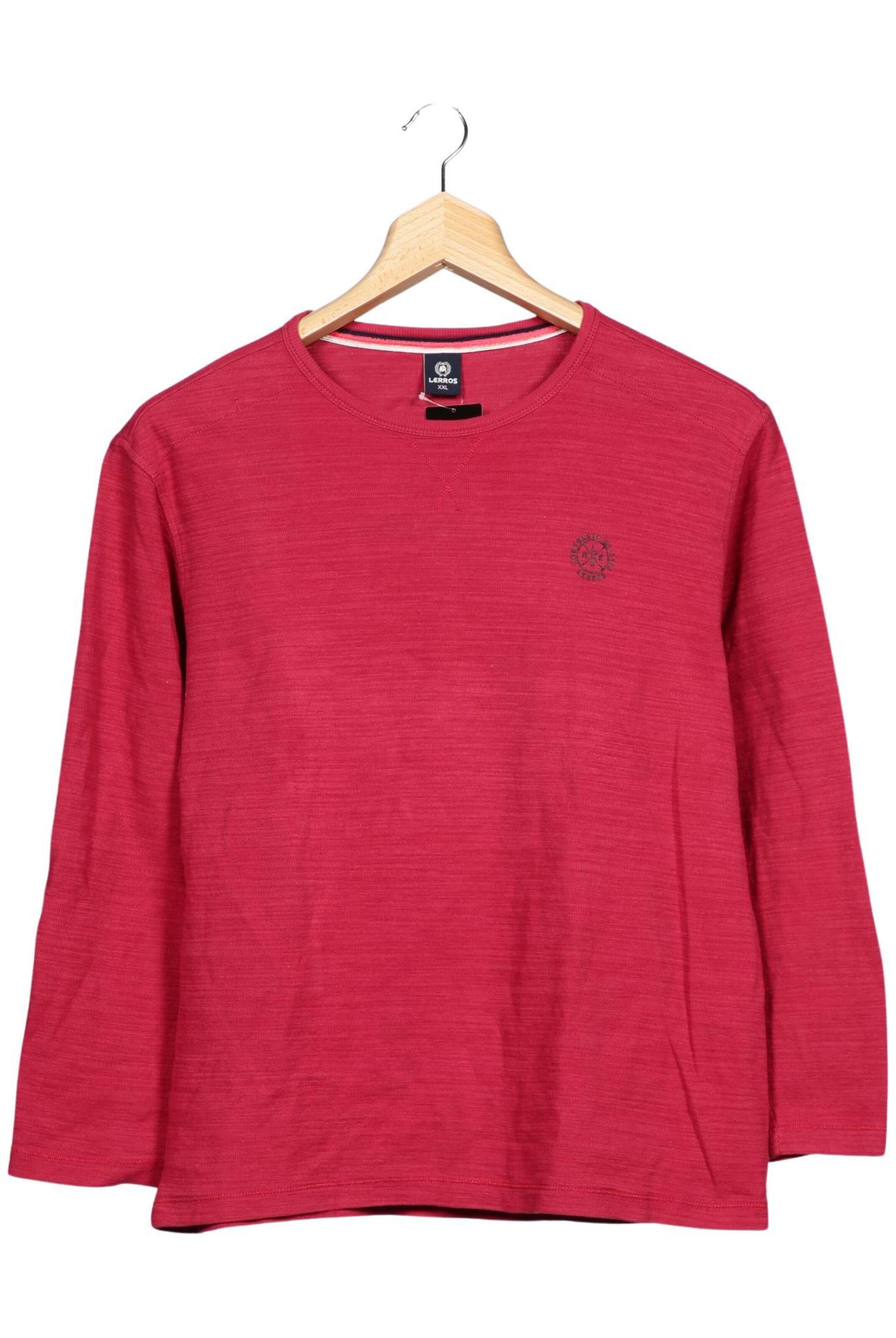 LERROS Sweatshirt & Zip-Up Hoodie in XXL in Red: front