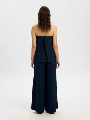 Wide leg Pantaloni di SELECTED in blu