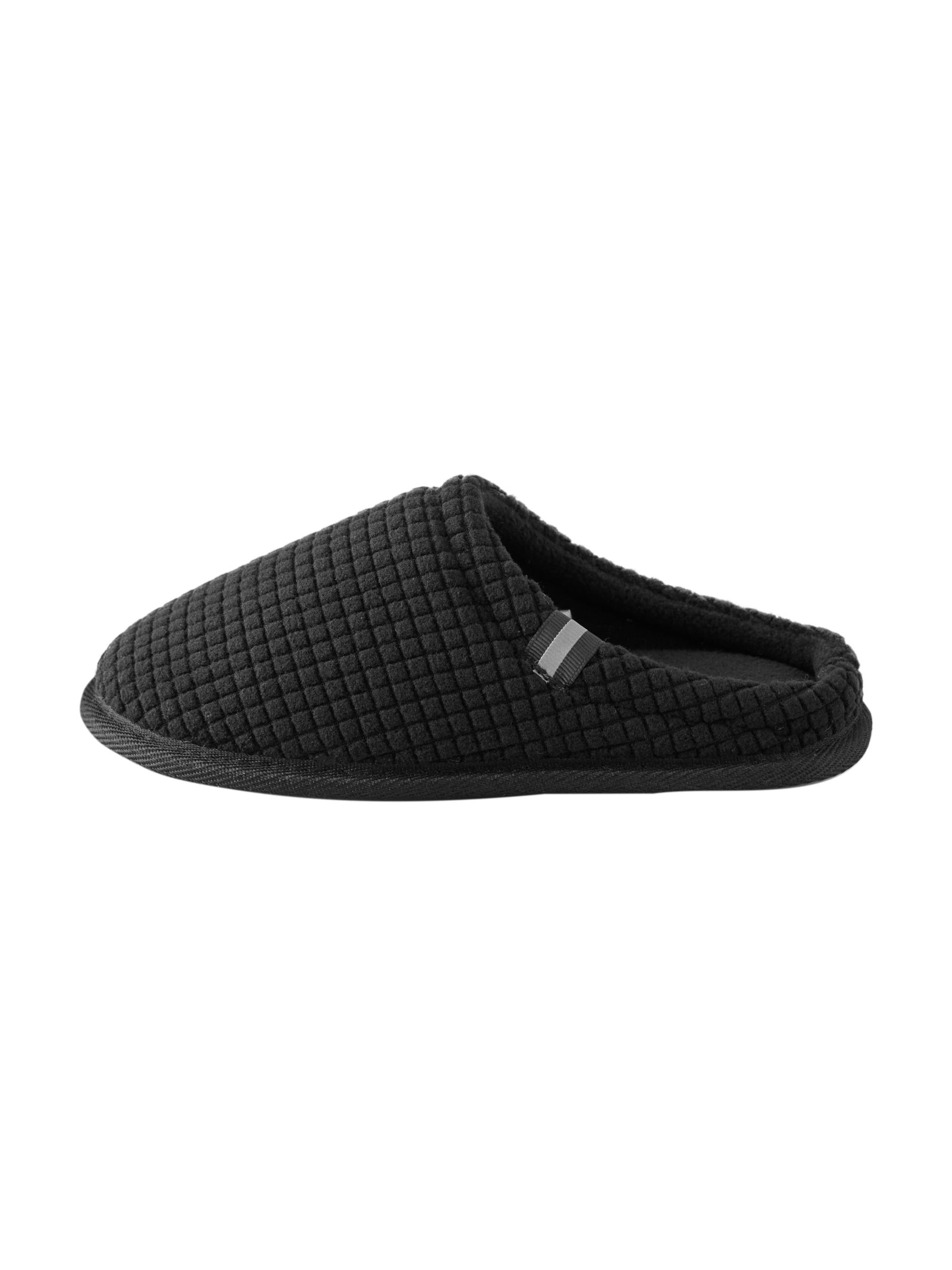 Next Slipper in Black: front