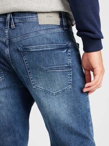 Tapered Jeans di s.Oliver in blu