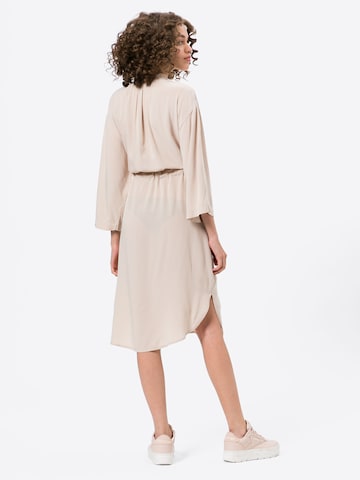 VILA Shirt Dress 'TILIA' in Beige