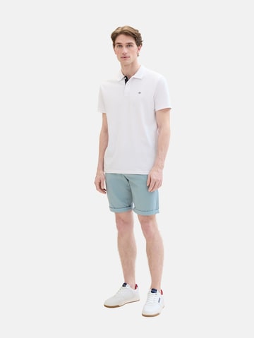 TOM TAILOR Slimfit Shorts in Grün