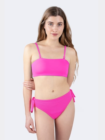 MYLILY Bikini 'Teens Perioden Bikini Hose Knoten | Pink' in Pink: front