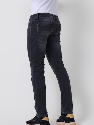 KOROSHI Slimfit Jeans i sort