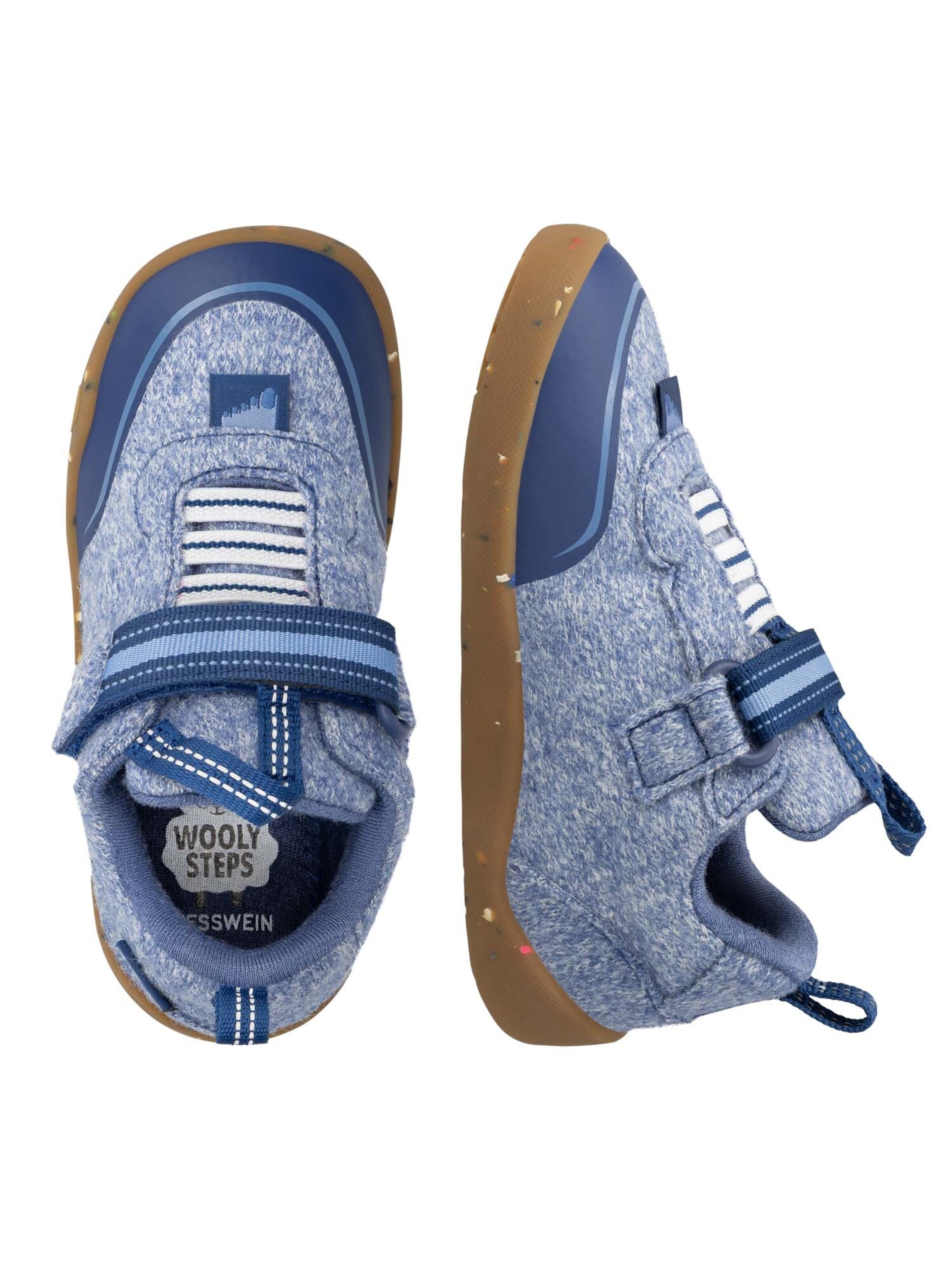 Chaussure basse 'Wooly Steps' GIESSWEIN en bleu