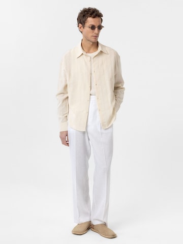 Coupe regular Chemise 'Cristiano' Antioch en beige