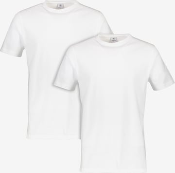 T-Shirt LERROS en blanc : devant