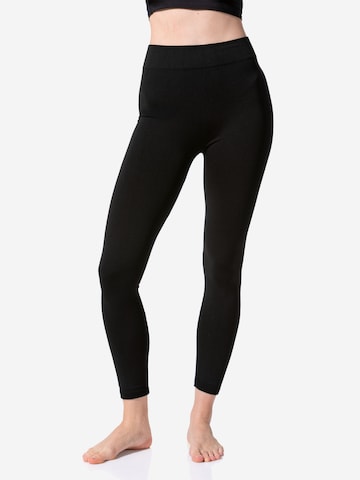 Yenita Skinny Leggings in Schwarz: Vorderseite
