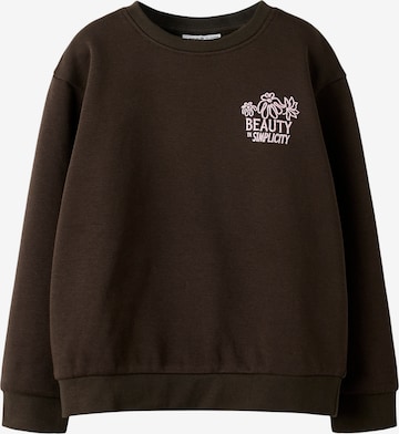 Sweat-shirt 'NKFNOEL' NAME IT en marron : devant