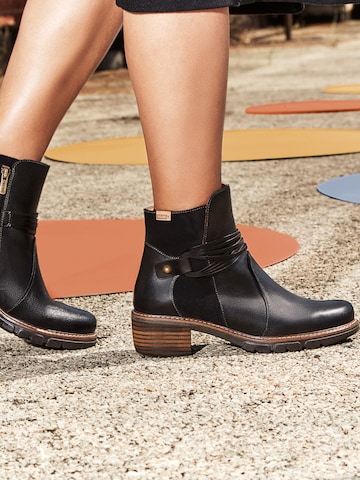 Bottines 'San Sebastia' PIKOLINOS en noir