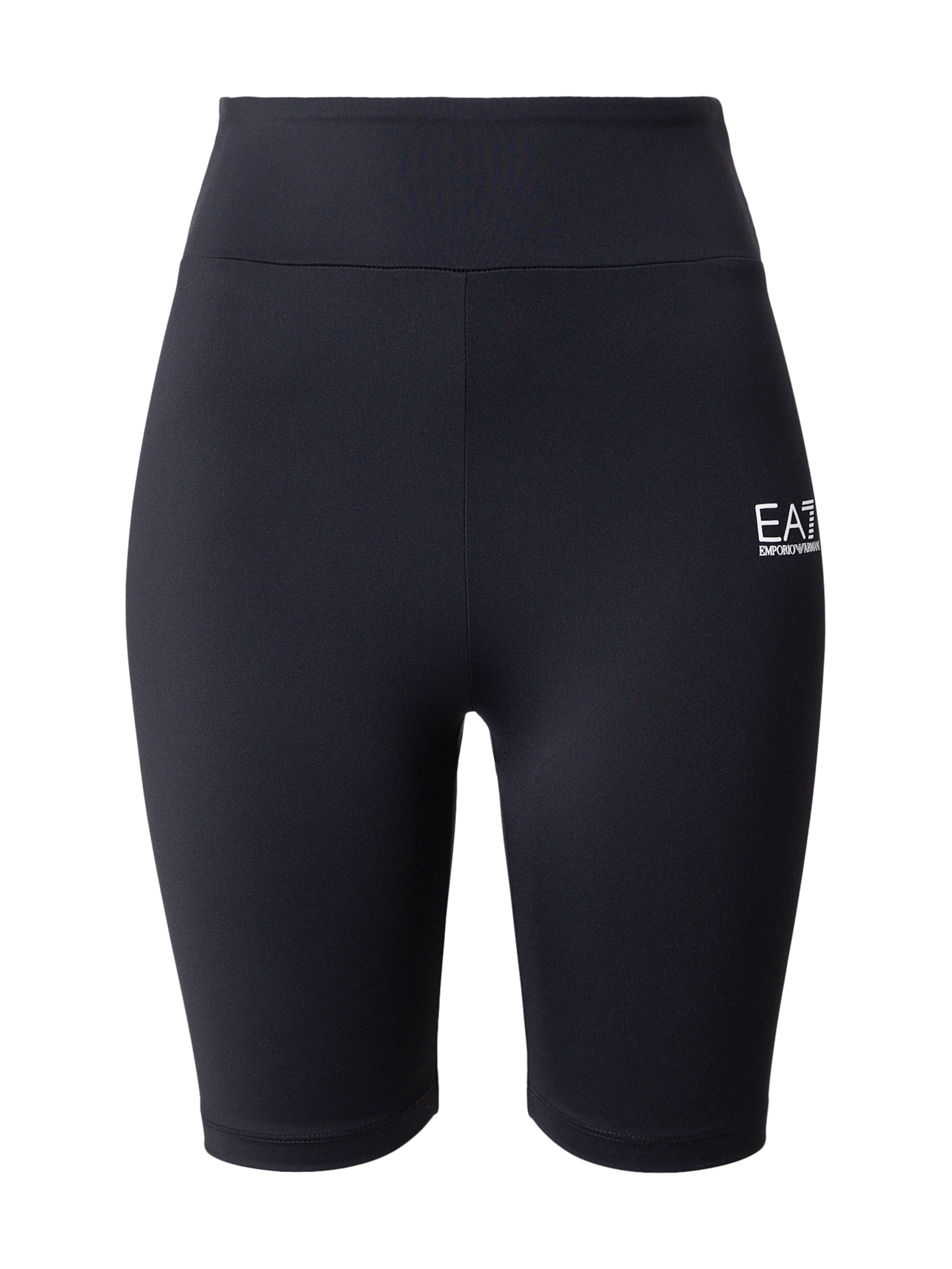 Pantaloni sportivi EA7 Emporio Armani di colore nero / bianco, Visualizzazione prodotti