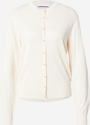 ARMEDANGELS - Casaco de malha em bege: frente
