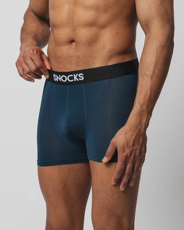 SNOCKS Boxer shorts in Blue: front