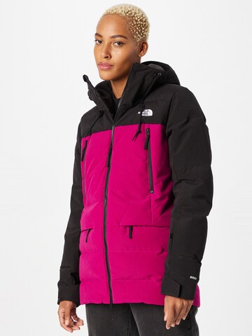 THE NORTH FACE Външно яке 'Pallie Down' в черно: отпред