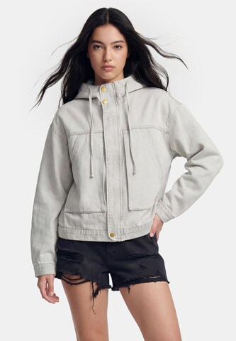 myMo ROCKS Between-Season Jacket in Grey: front