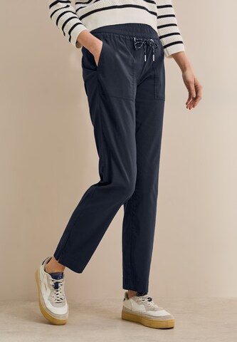 CECIL Regular Pants in Blue: front