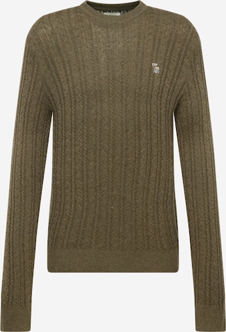 Pull-over 'HOLIDAY' Abercrombie & Fitch en vert : devant