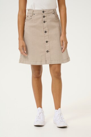 CULTURE Nederdel i beige: forside