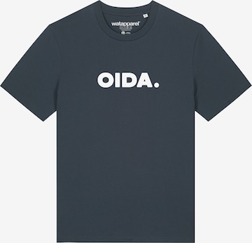 Watapparel Shirt 'Oida' in Blau: Vorderseite